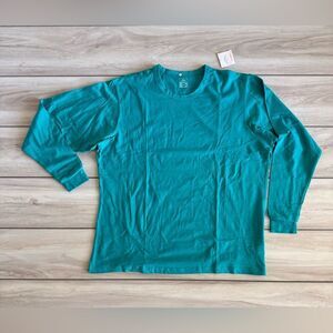Sexy Basics 24/7 Anywear Tee Teal 2XL NWT